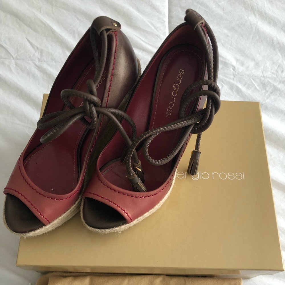 Sergio Rossi espadrilles wedge